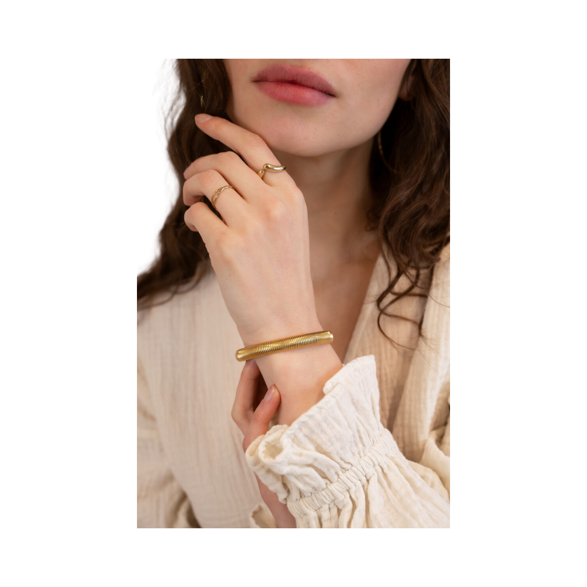 Bangle Elastic Small - Gold