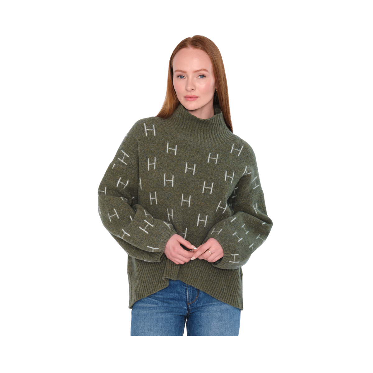 Fam Short Sweater - Winter Moss