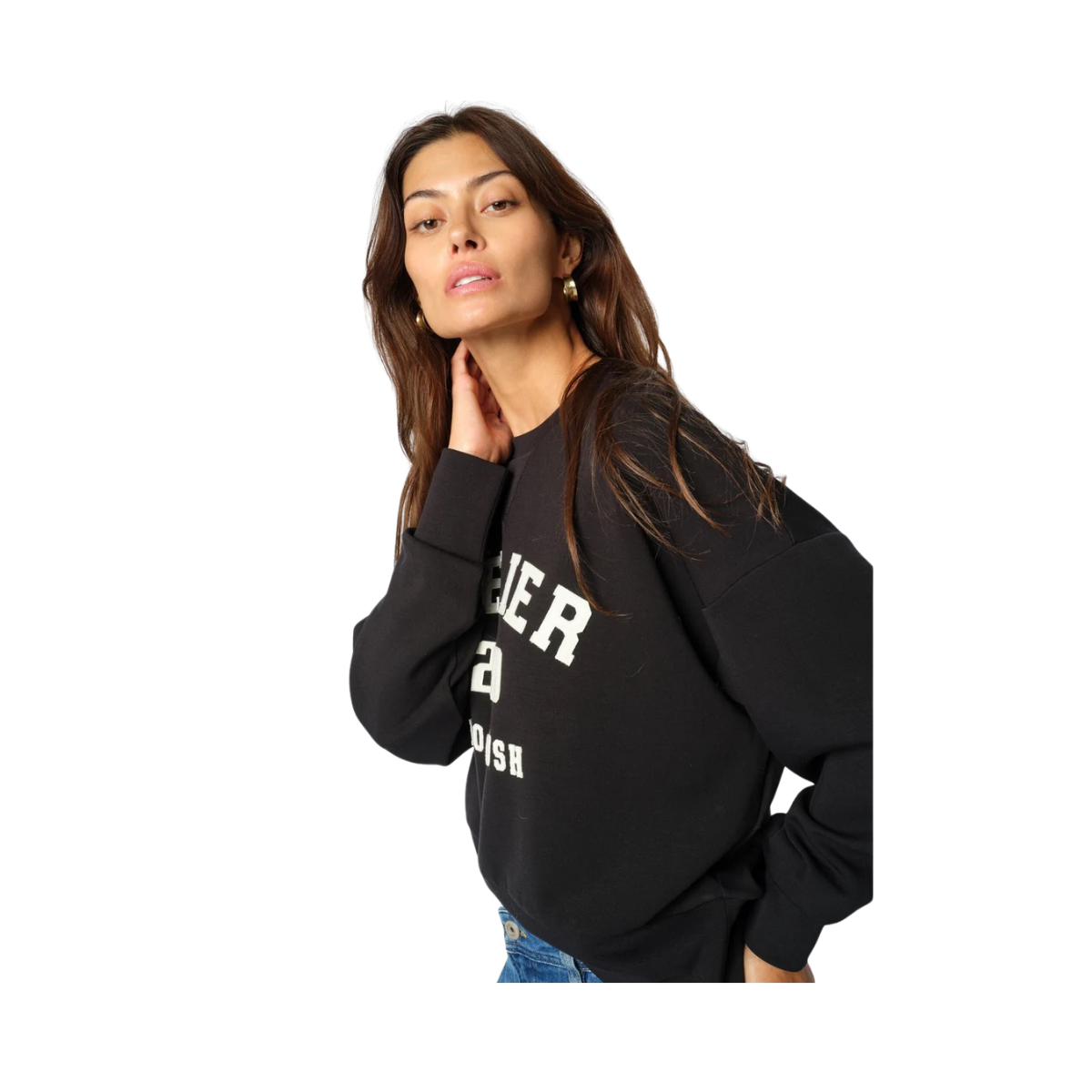MMNima O-LS  Sweatshirt - Black