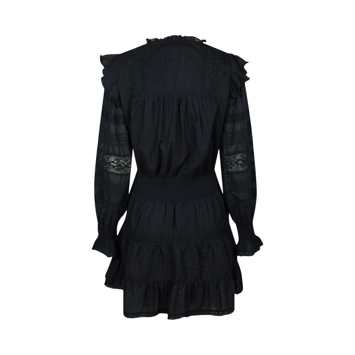 Aran S voile Dress - Navy
