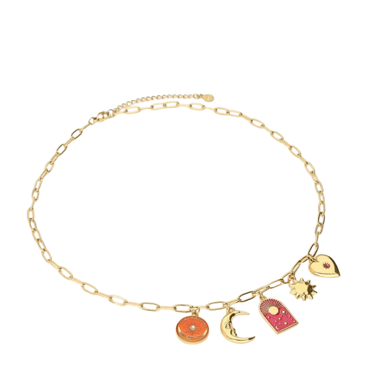 Necklace Multi Charms - 1200 Gold