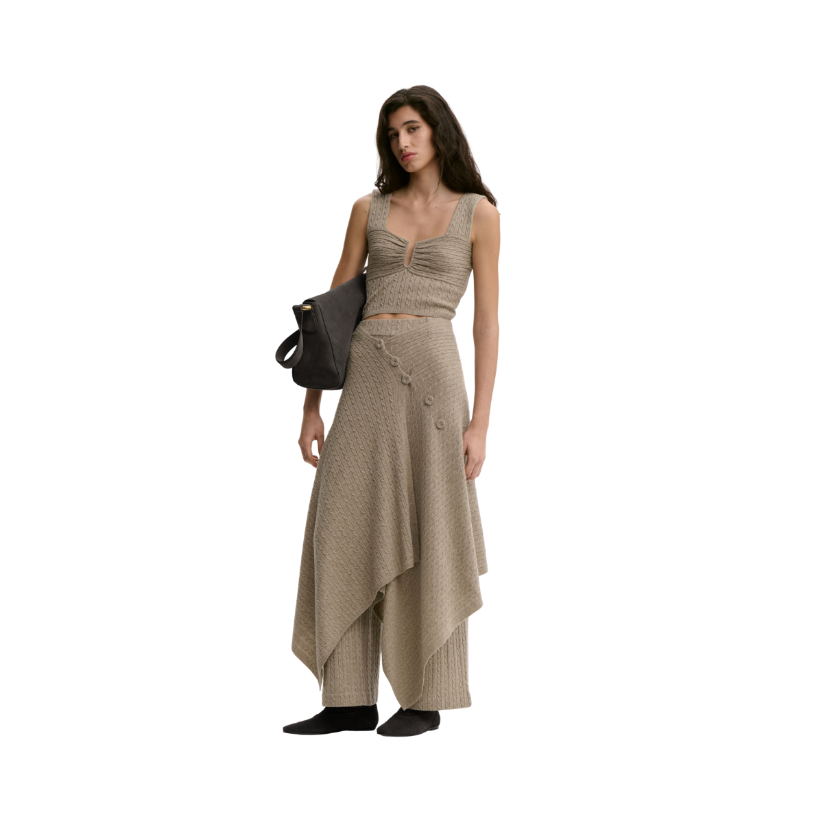 Liza - Grey Brown Melange