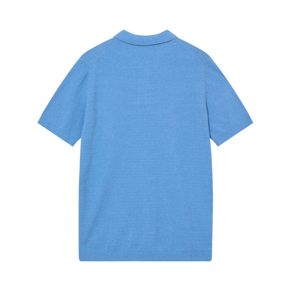 MMGKyle Bouclé SS Polo - Silver Lake Blue