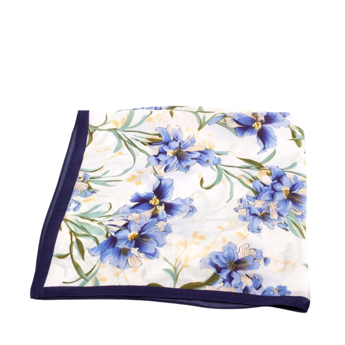 Bagnolet Silk Scarf 50x50cm - Blue