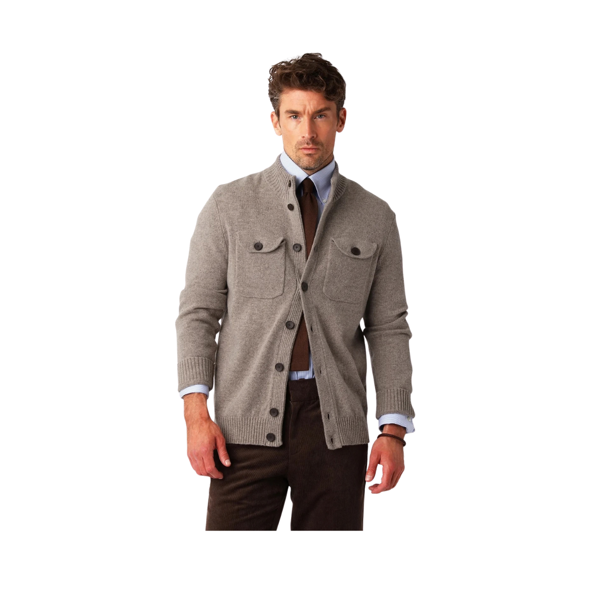 Pocket Cardigan - Sand
