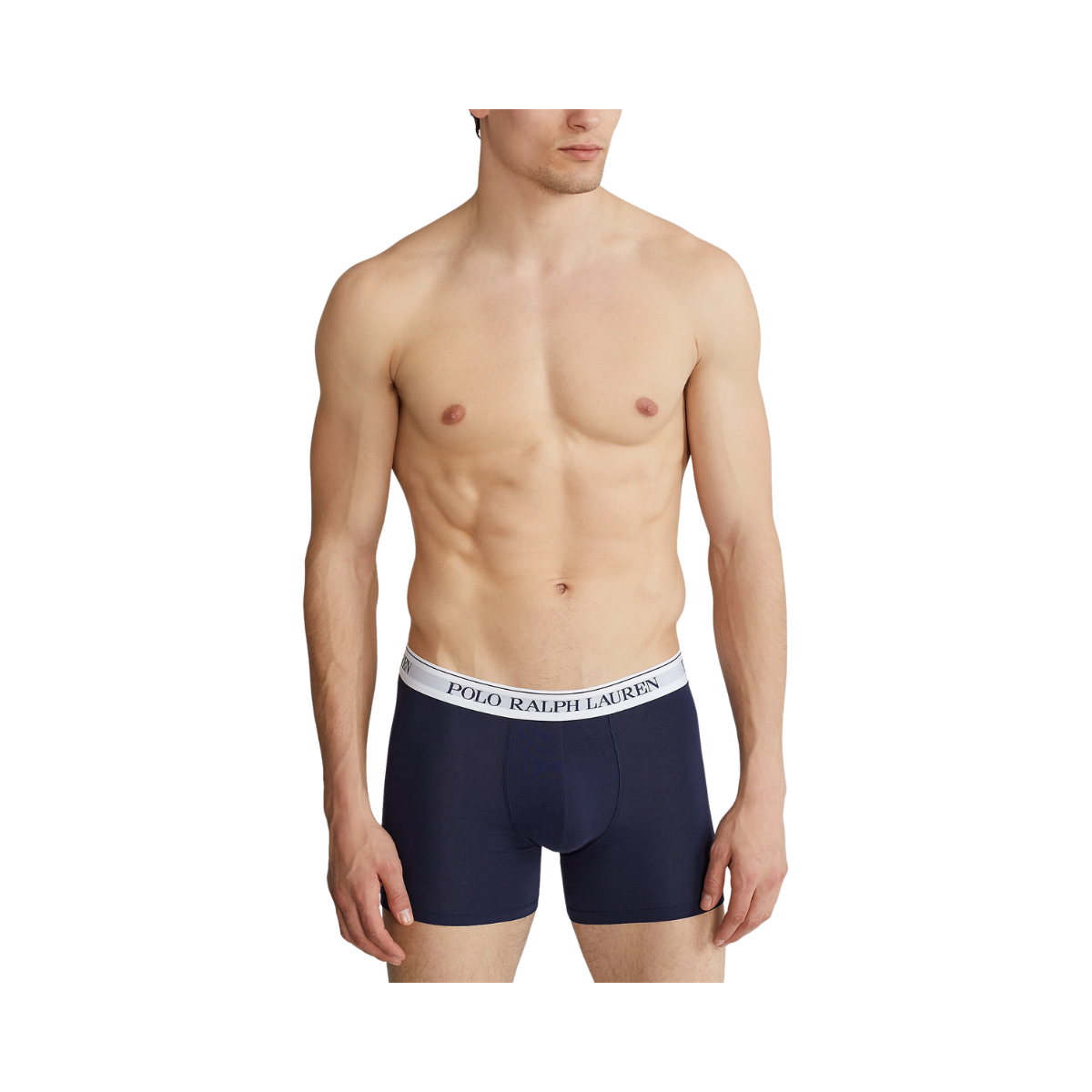 Classic Stretch-Cotton Trunk 3-Pack - Navy/White/Navy