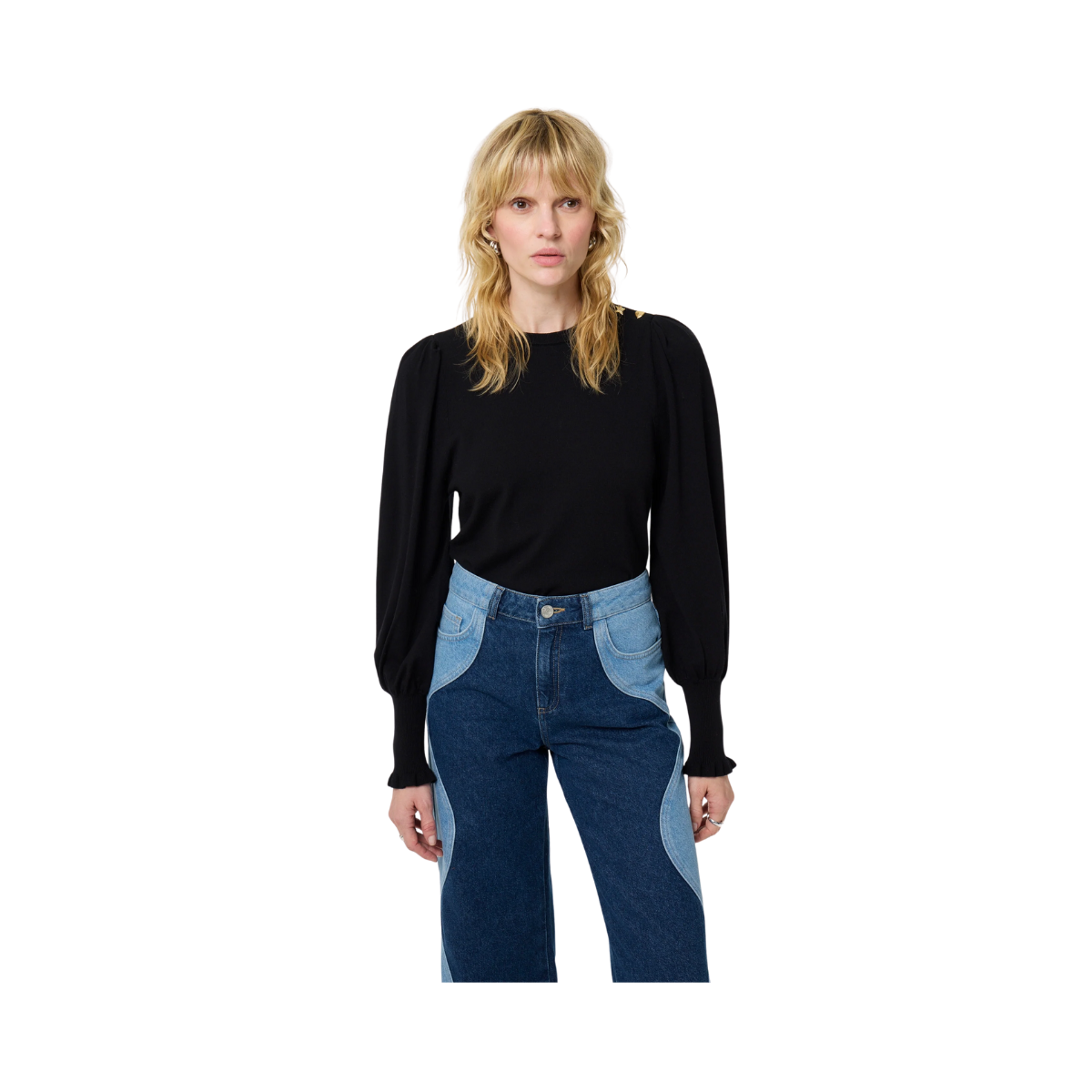 NOOS Molly Balloon Pullover - Black