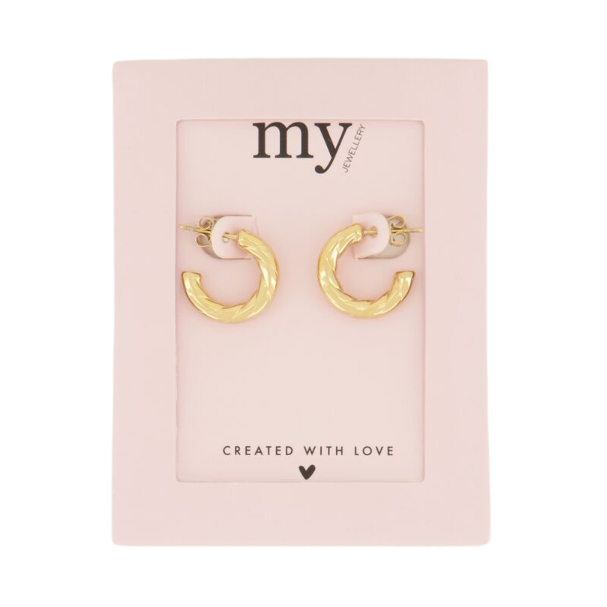 Oorringen open touwpatroon - 1200 Gold