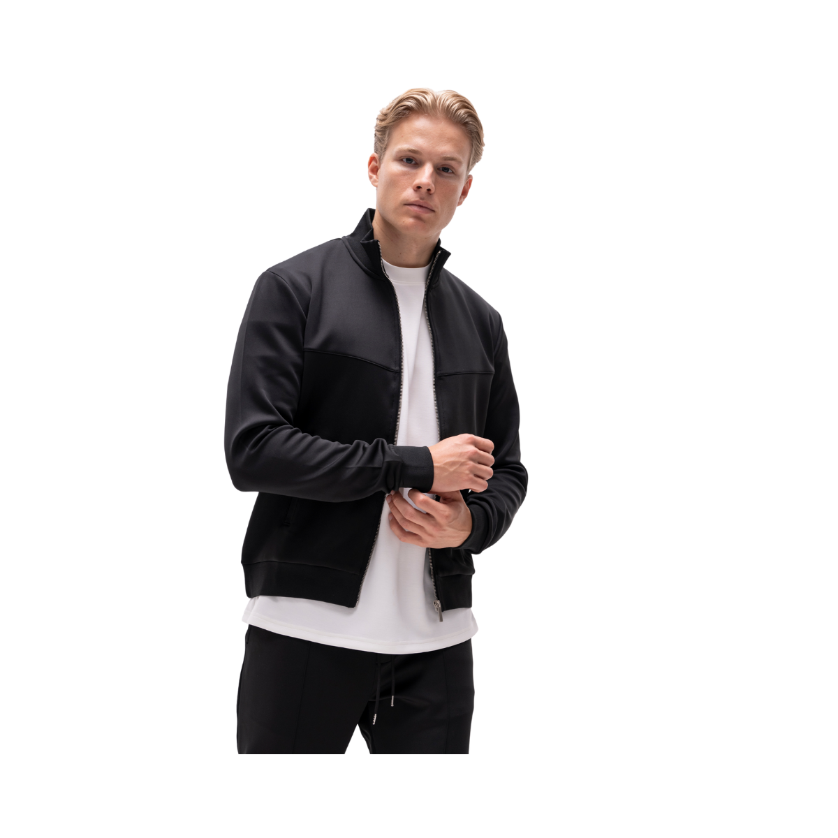Akino Track Jacket - Black