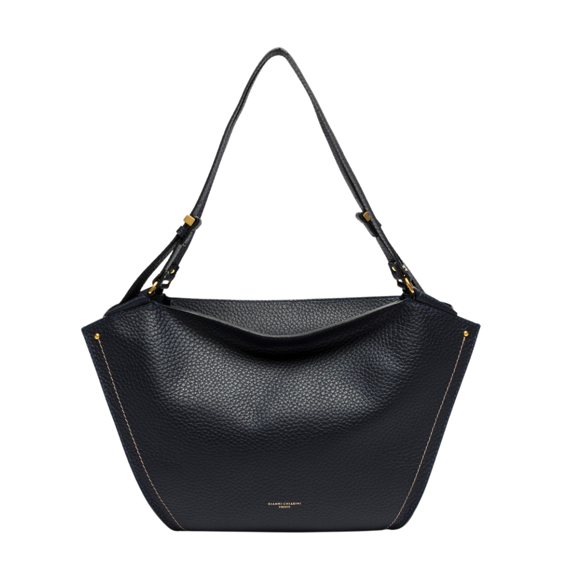 Bloom Grained Leather Bag - Notturno