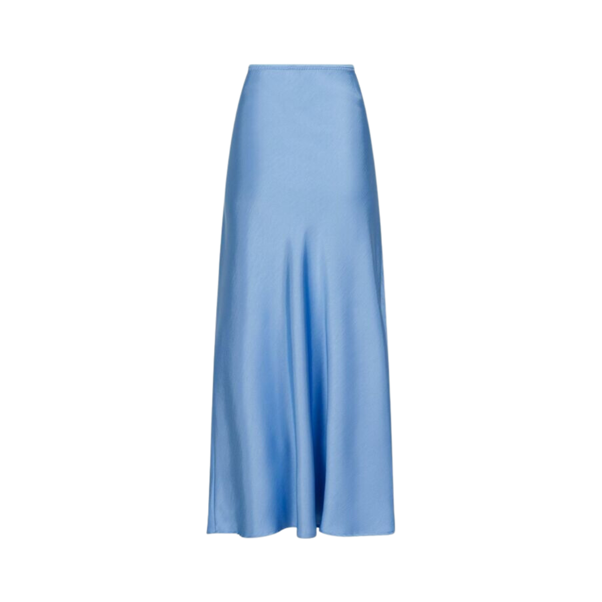 Vicky Heavy Sateen Skirt - Blue