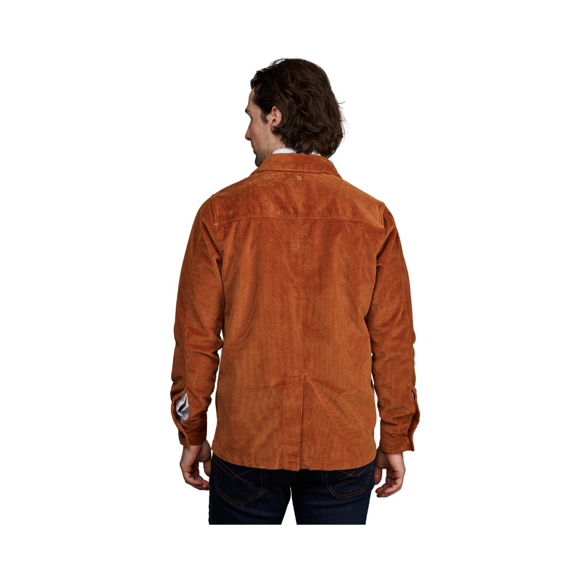 Corduroy Overshirt - Soft Orange