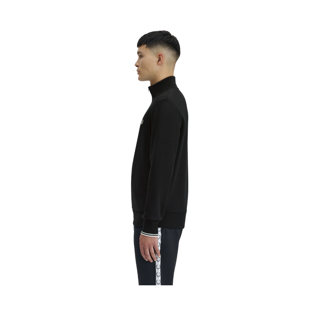 Half Zip Sweatshirt - Black