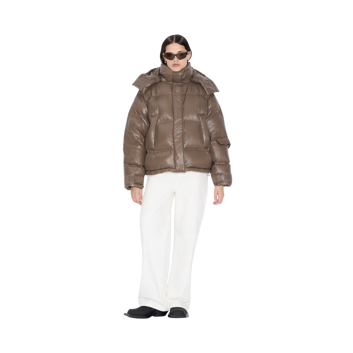 Steilia Short Down Jacket - Brown