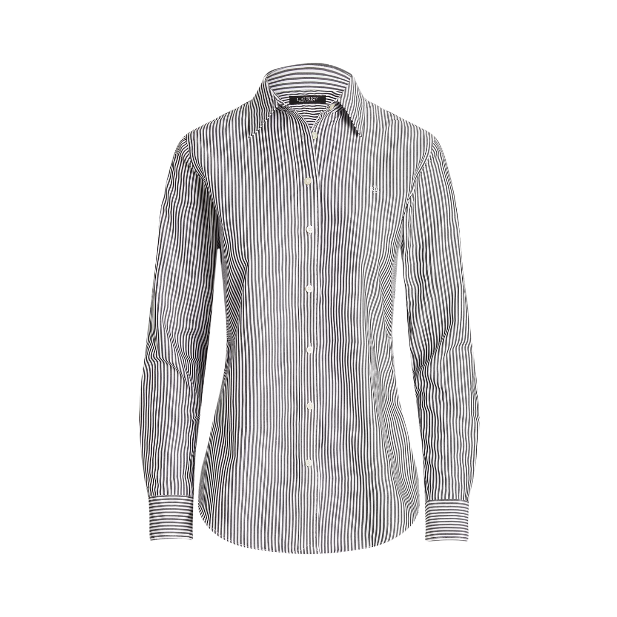 Jamelko Button Front Shirt - Black/White