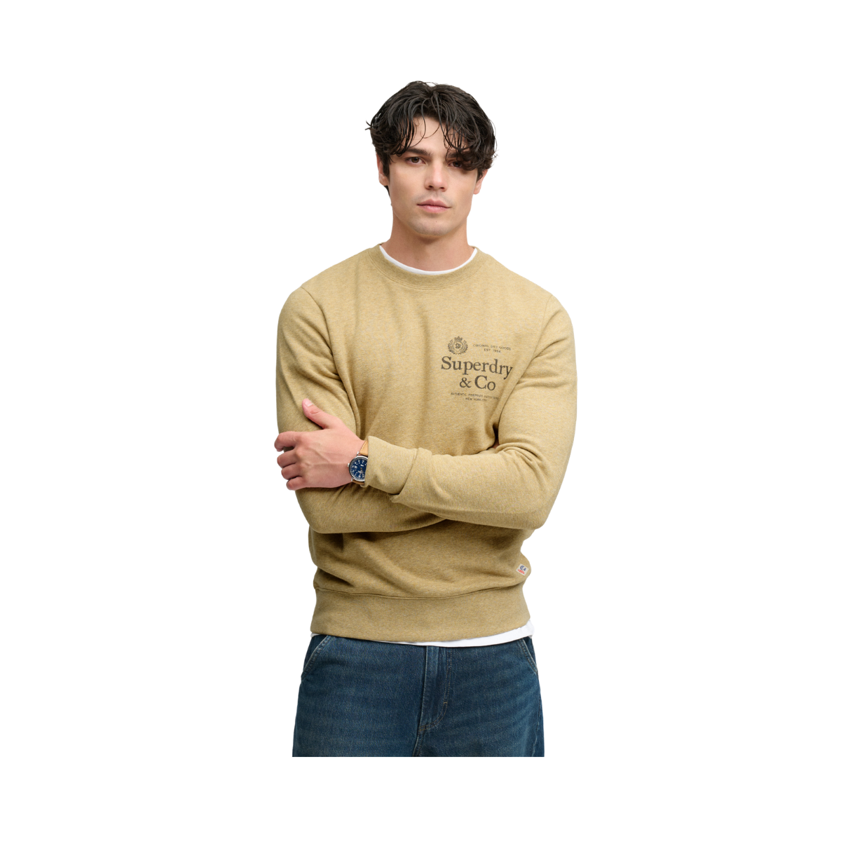 1954 Company Relaxed Sweat - Pumice Stone Beige Marl