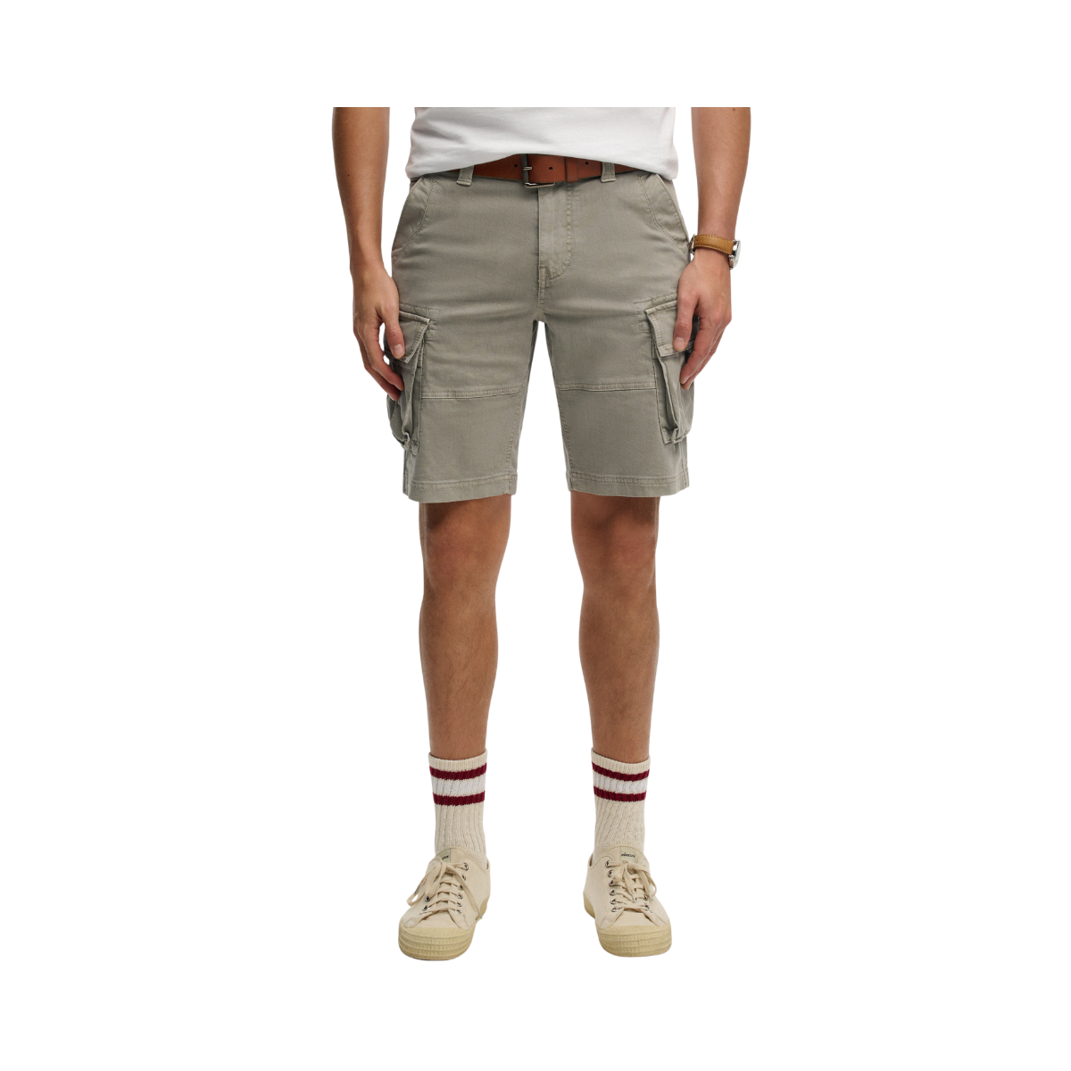 Core Cargo Shorts - Light Khaki Green