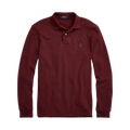 Basic Mesh LS Polo - Spring Wine