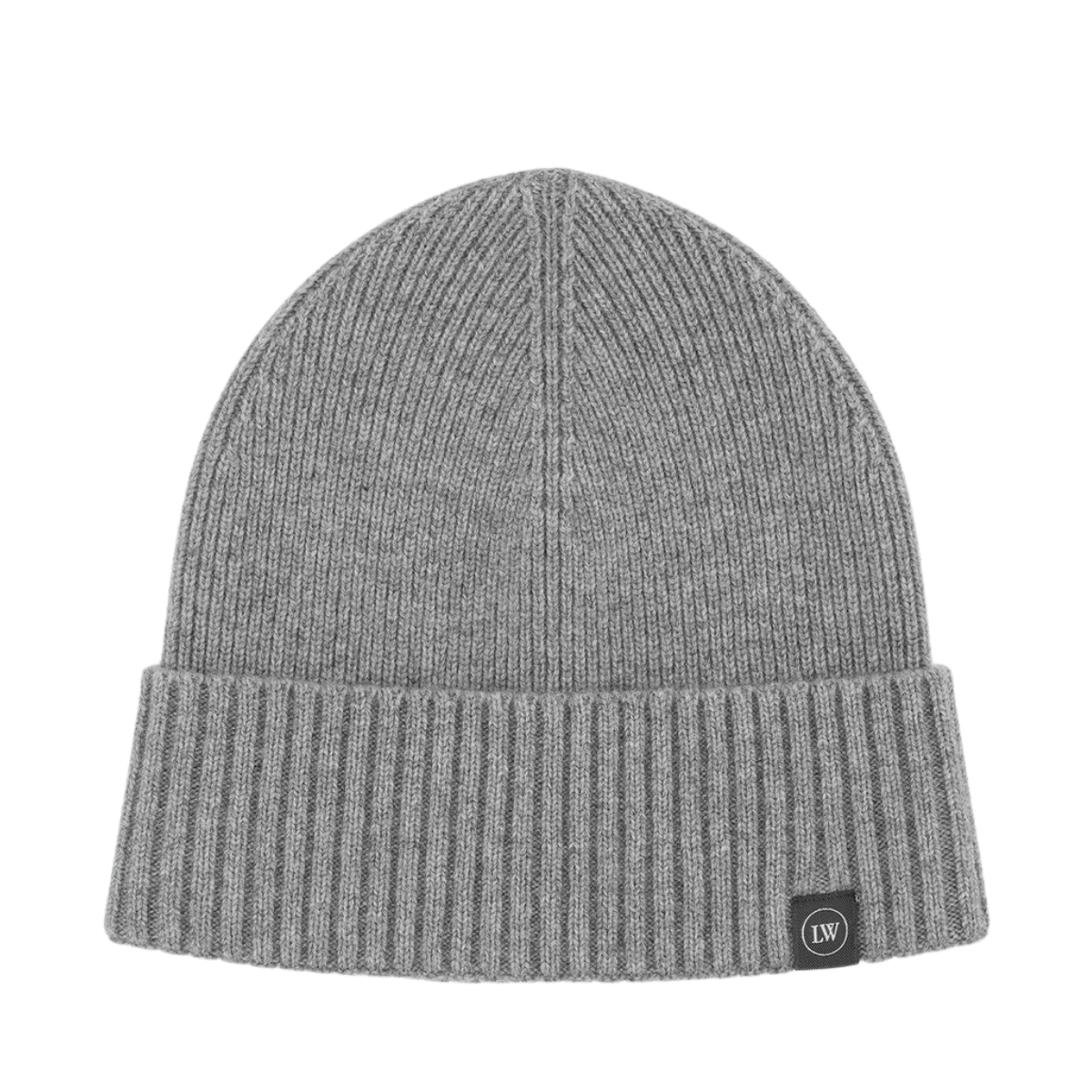 Cashmere Blend Beanie - Grey