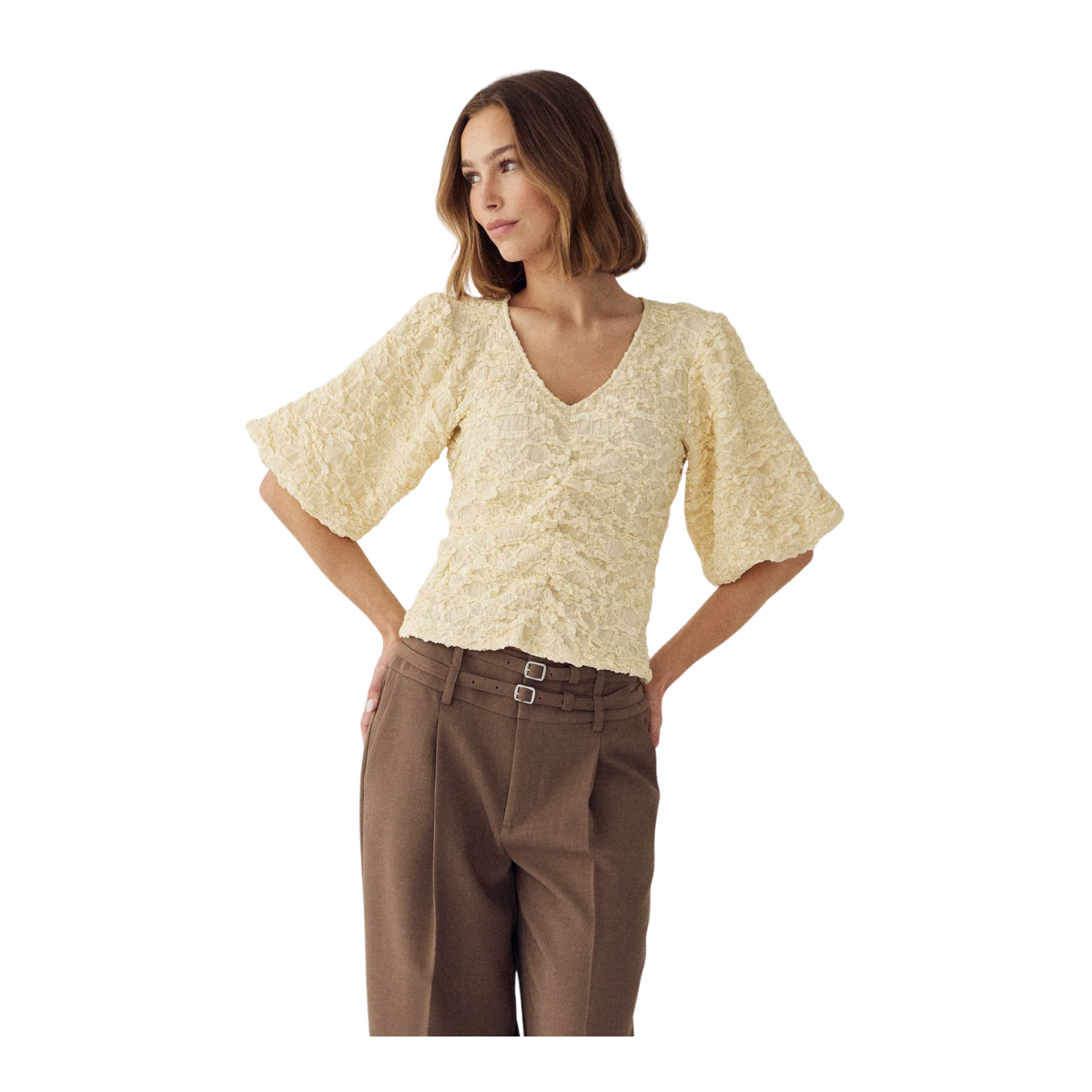N-Mykah Top - Butter Yellow