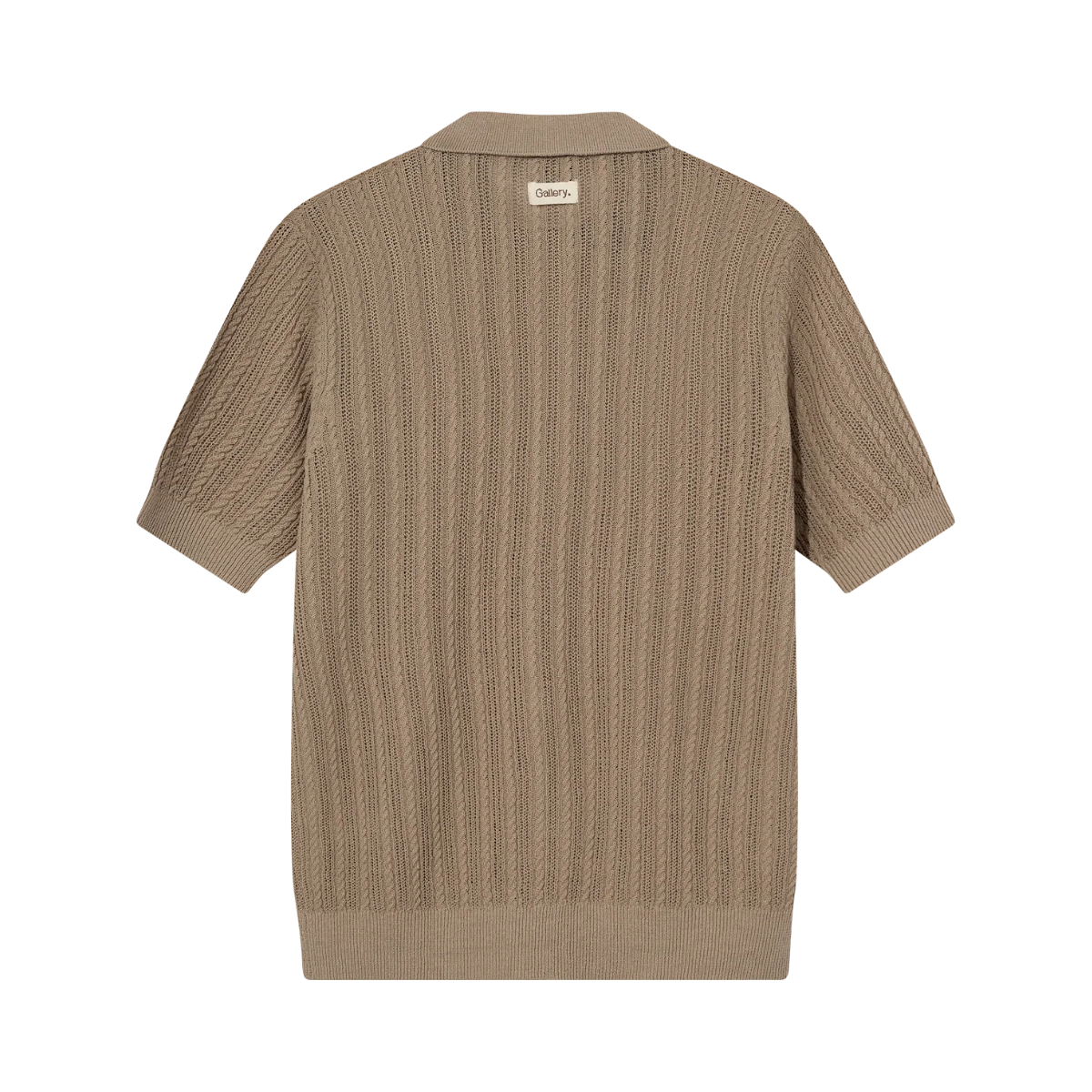 MMGDario Button SS Polo Knit - Dune