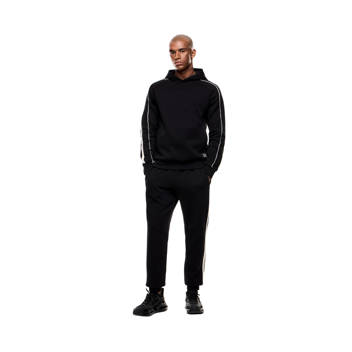 Train Logo Trousers - Black