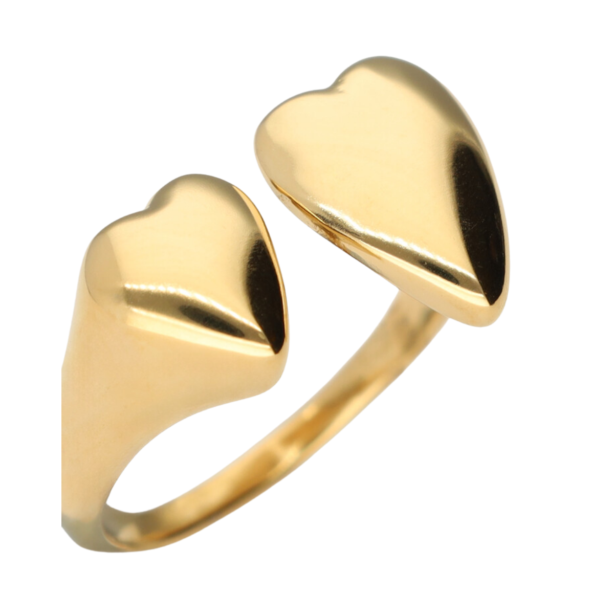 Ring 2 Hearts - Gold