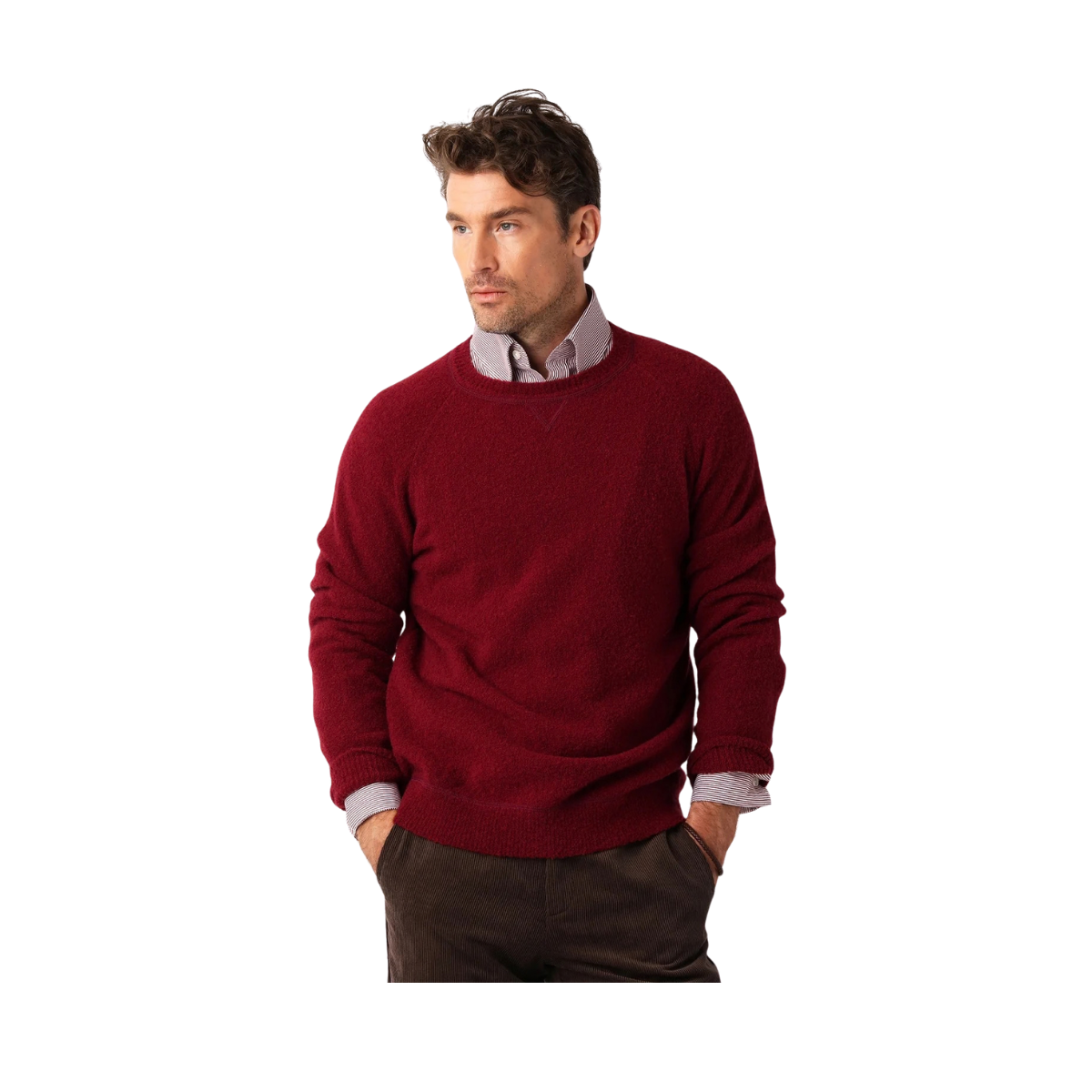 Boucle Sweater - Brick