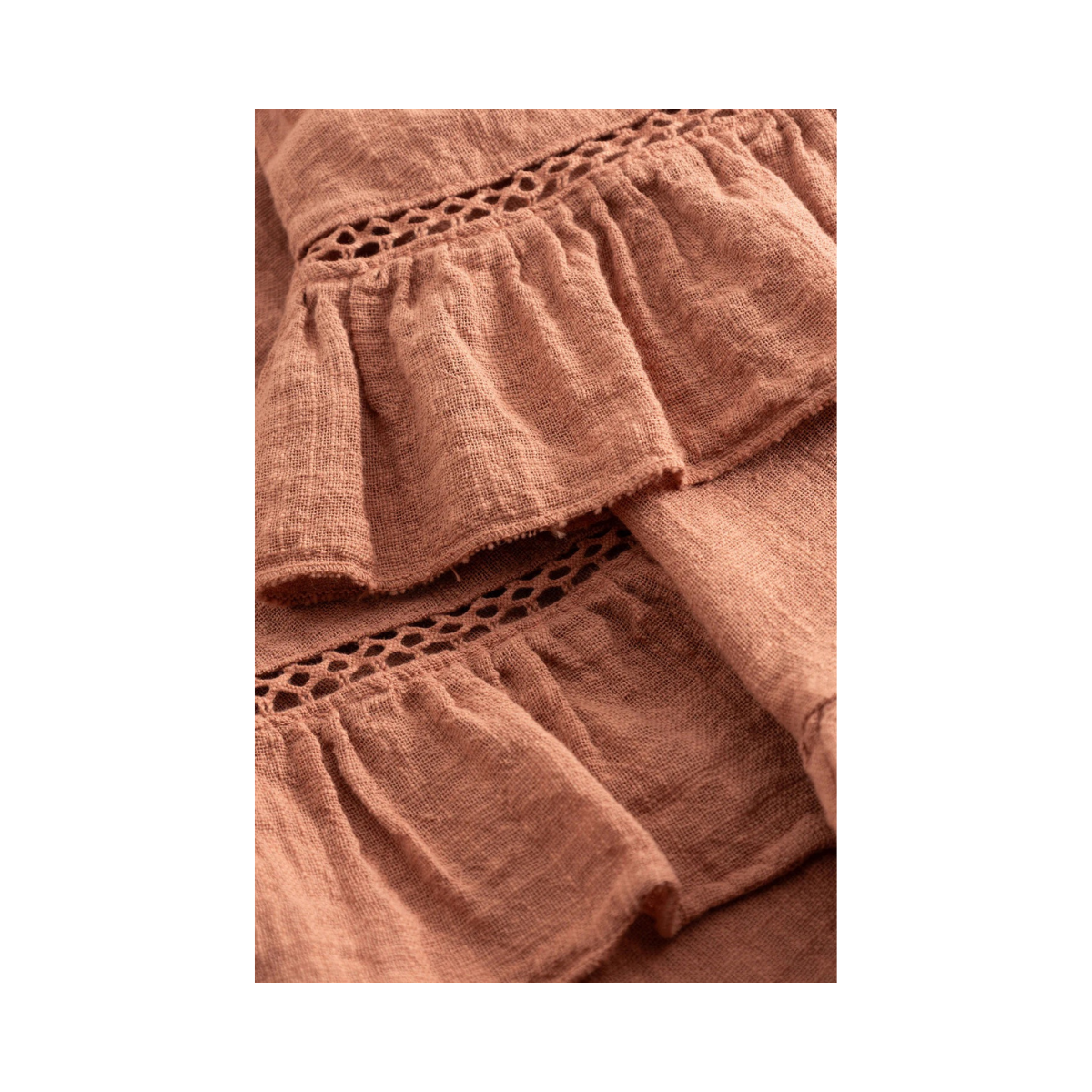 N-MARLIN SKIRT - RED CLAY