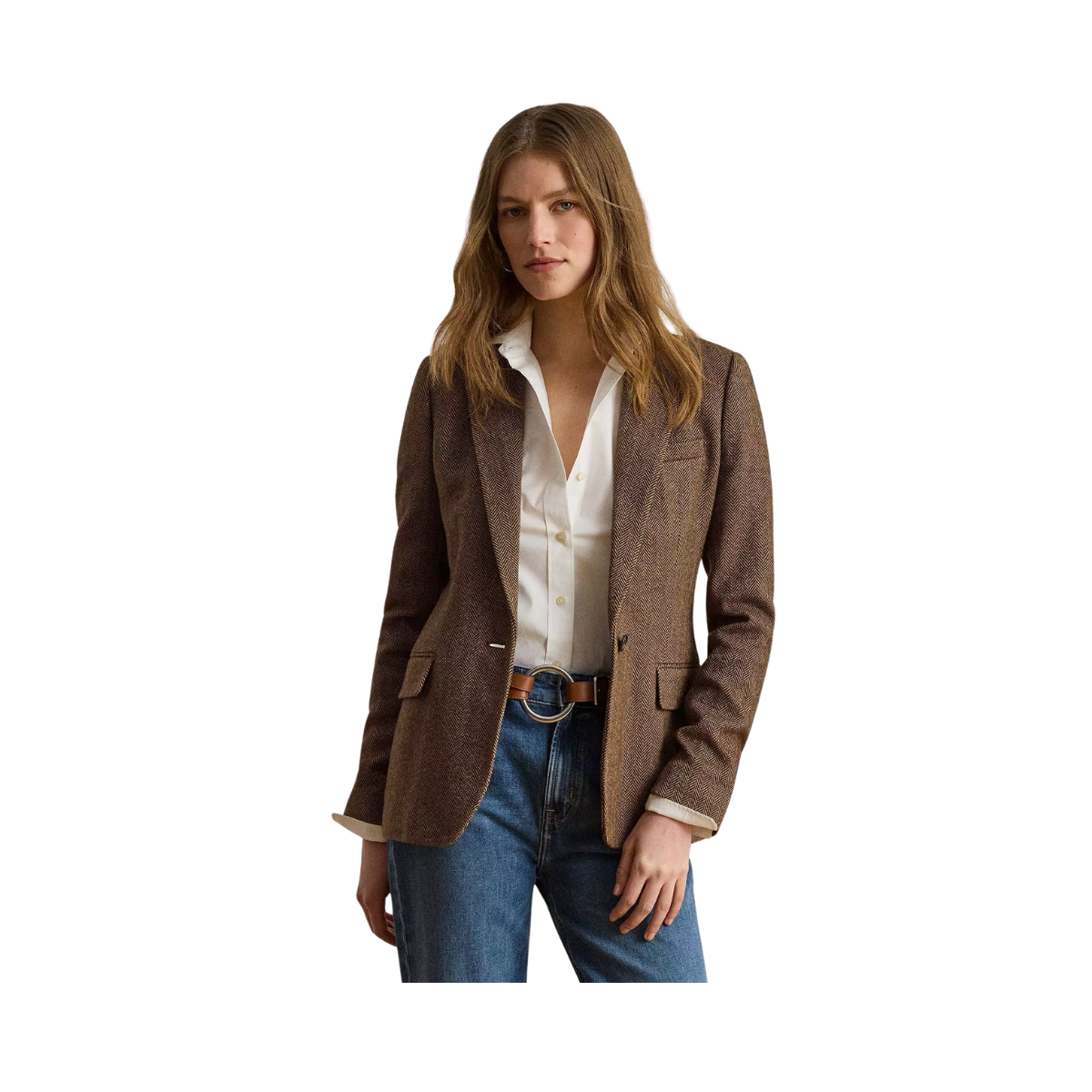 Woven Blazer/Sport Coat - Brown