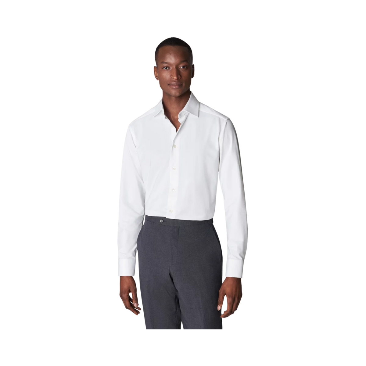 4-way Stretch Slim - White