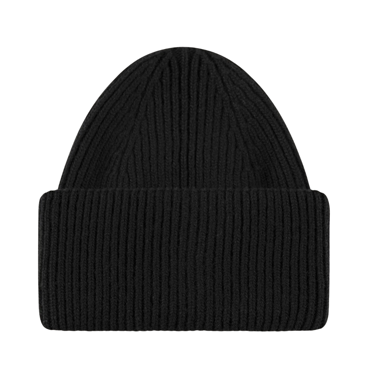 Big Rib Beanie - Black Jet