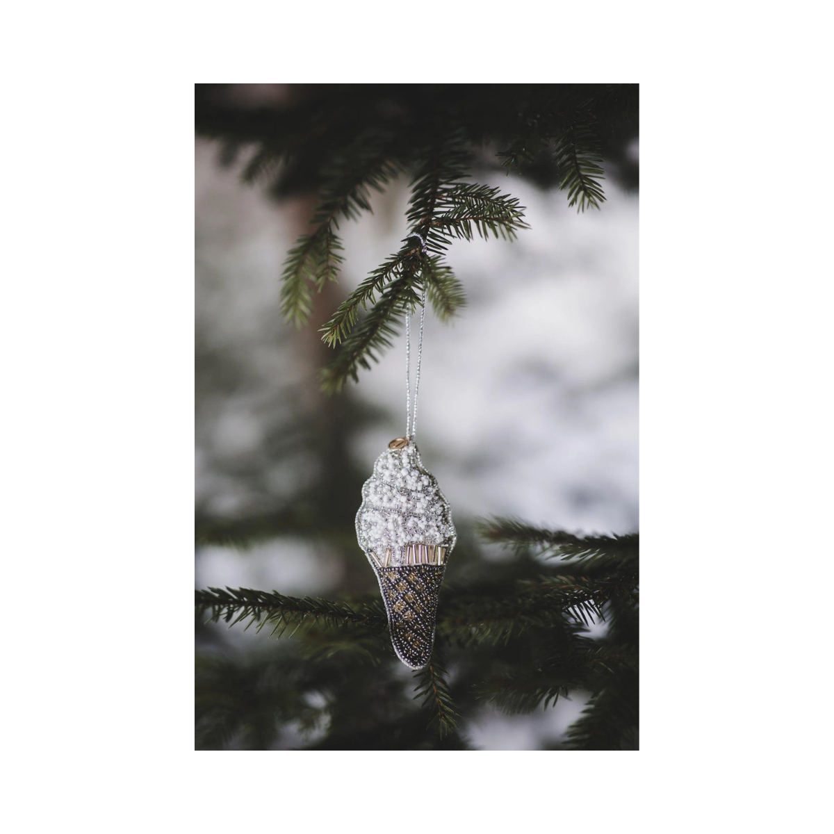 Ornament Ice Cream Julgransdekoration - OFFWHITE