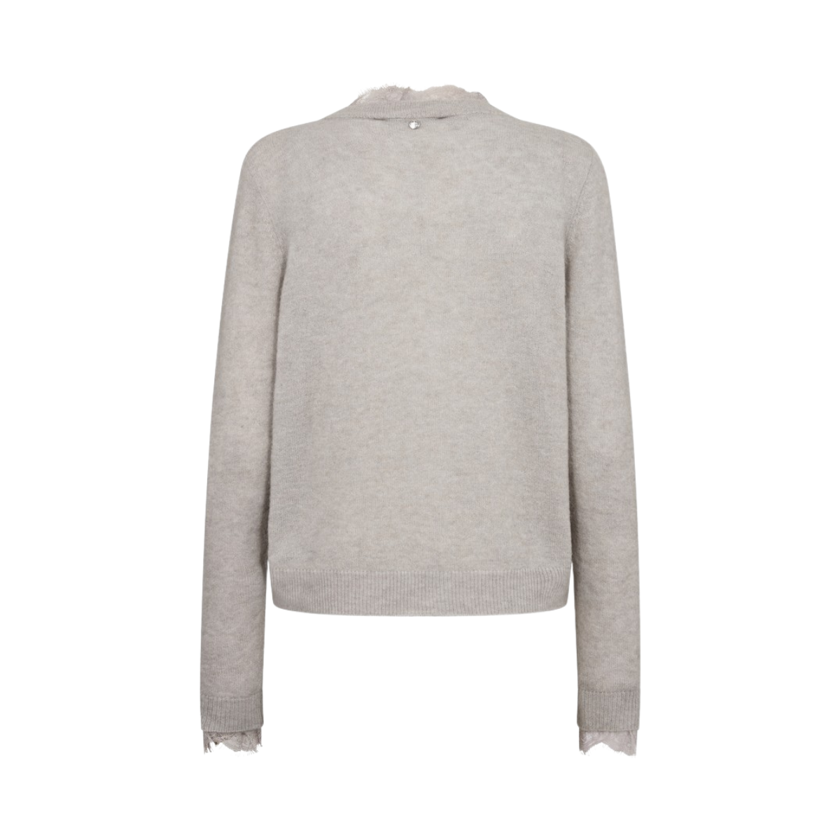MMHelmi Lace Knit Cardigan - Mourning Dove