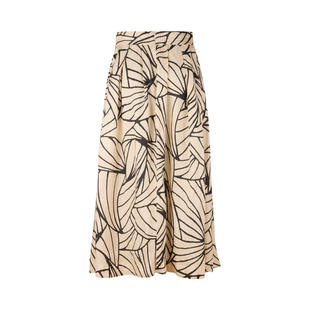 Kathryn Skirt - Light Beige Pattern