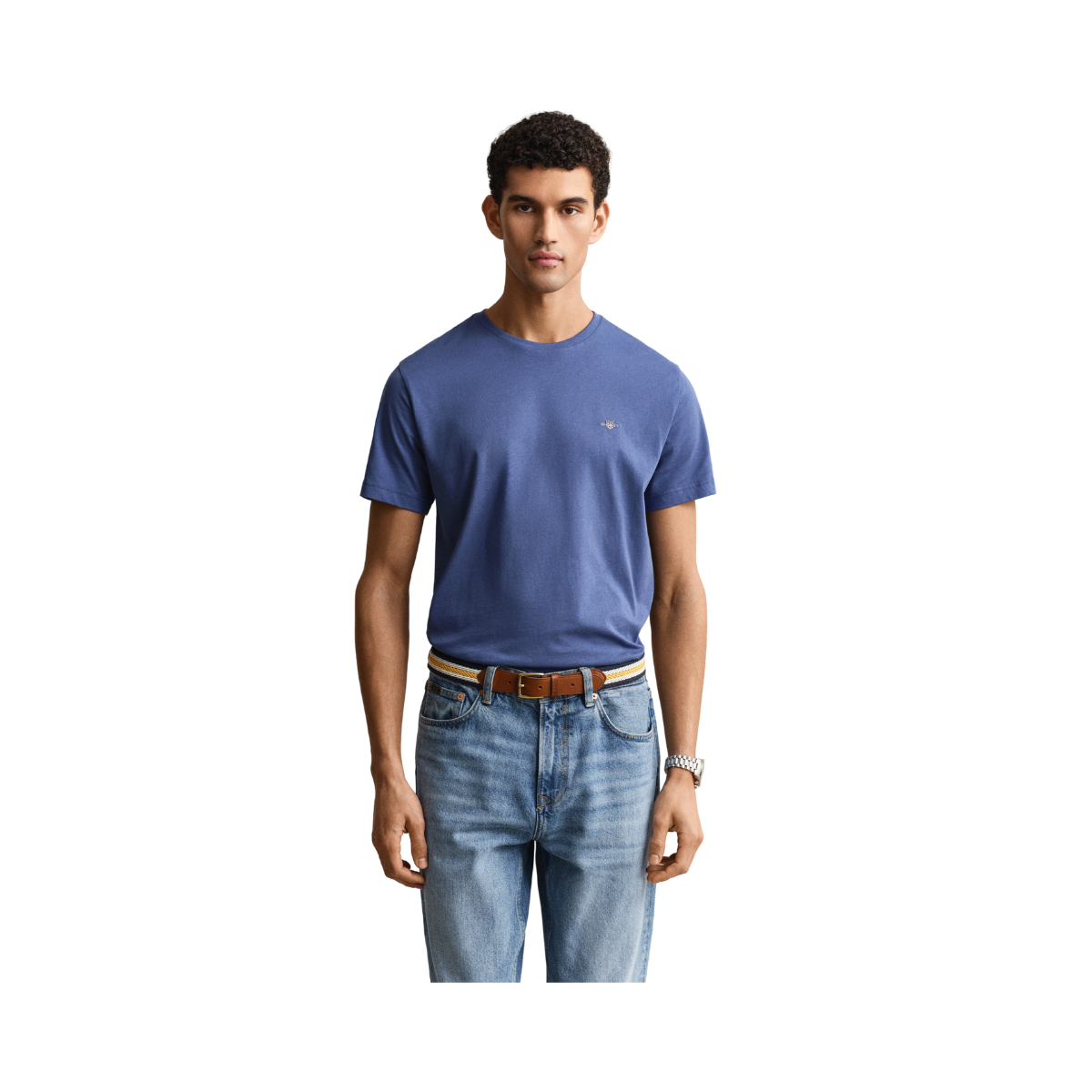 Shield SS T-Shirt - VINTAGE BLUE