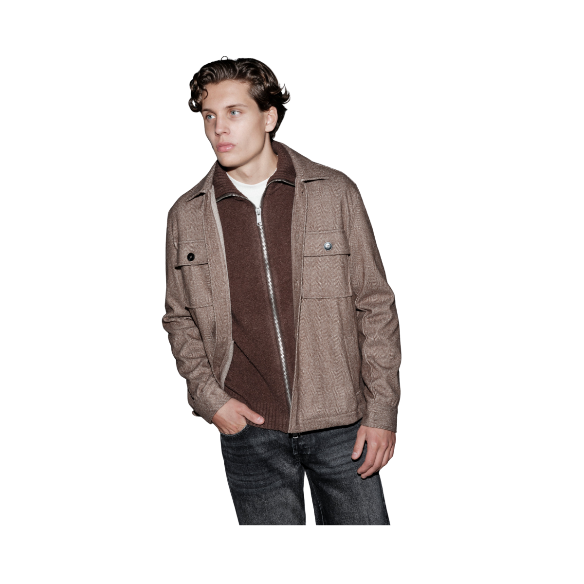 Colton Overshirt - Brown