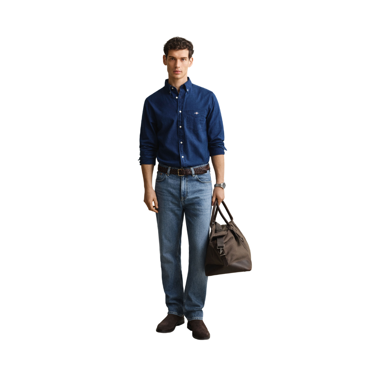 Reg Oxford Indigo Shirt - Dark Indigo