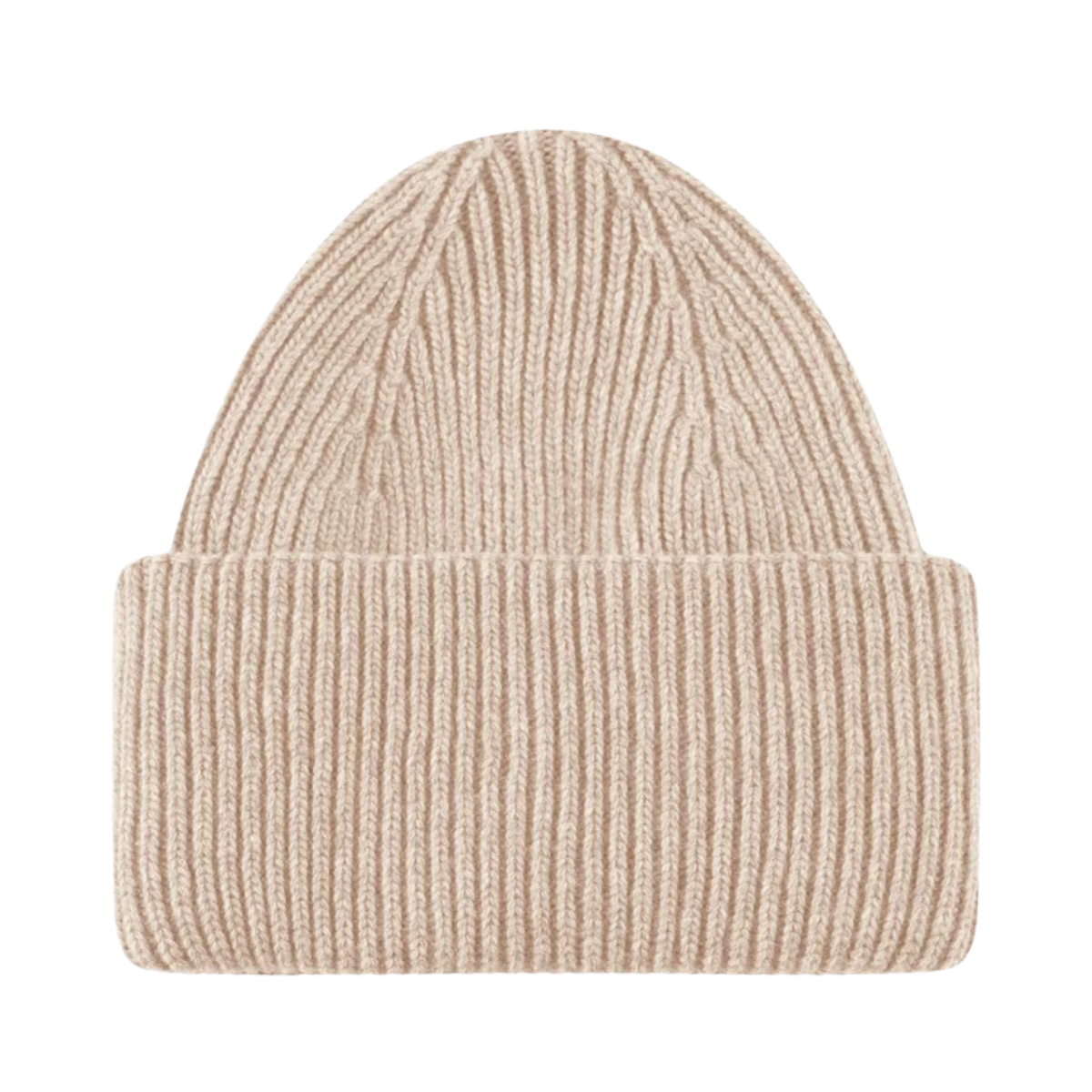 Wool Badge Beanie - Nature Melange