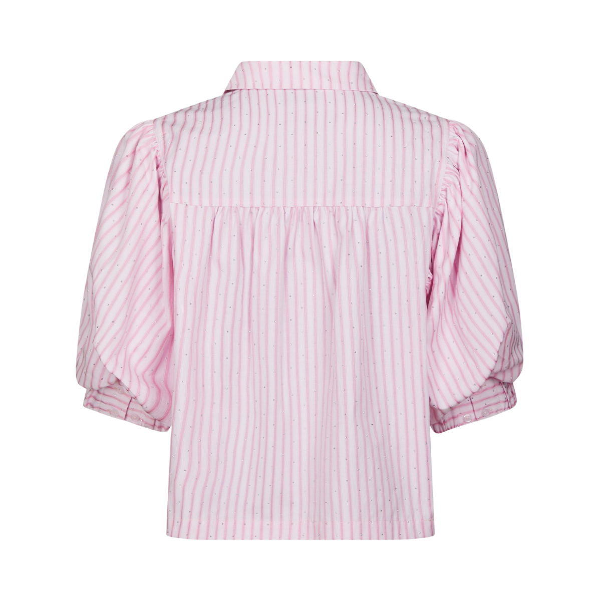 Etta Soft Stripe Stone Shirt - Light Pink