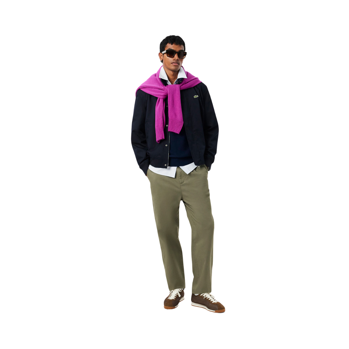 Polo Sweater - Navy Blue