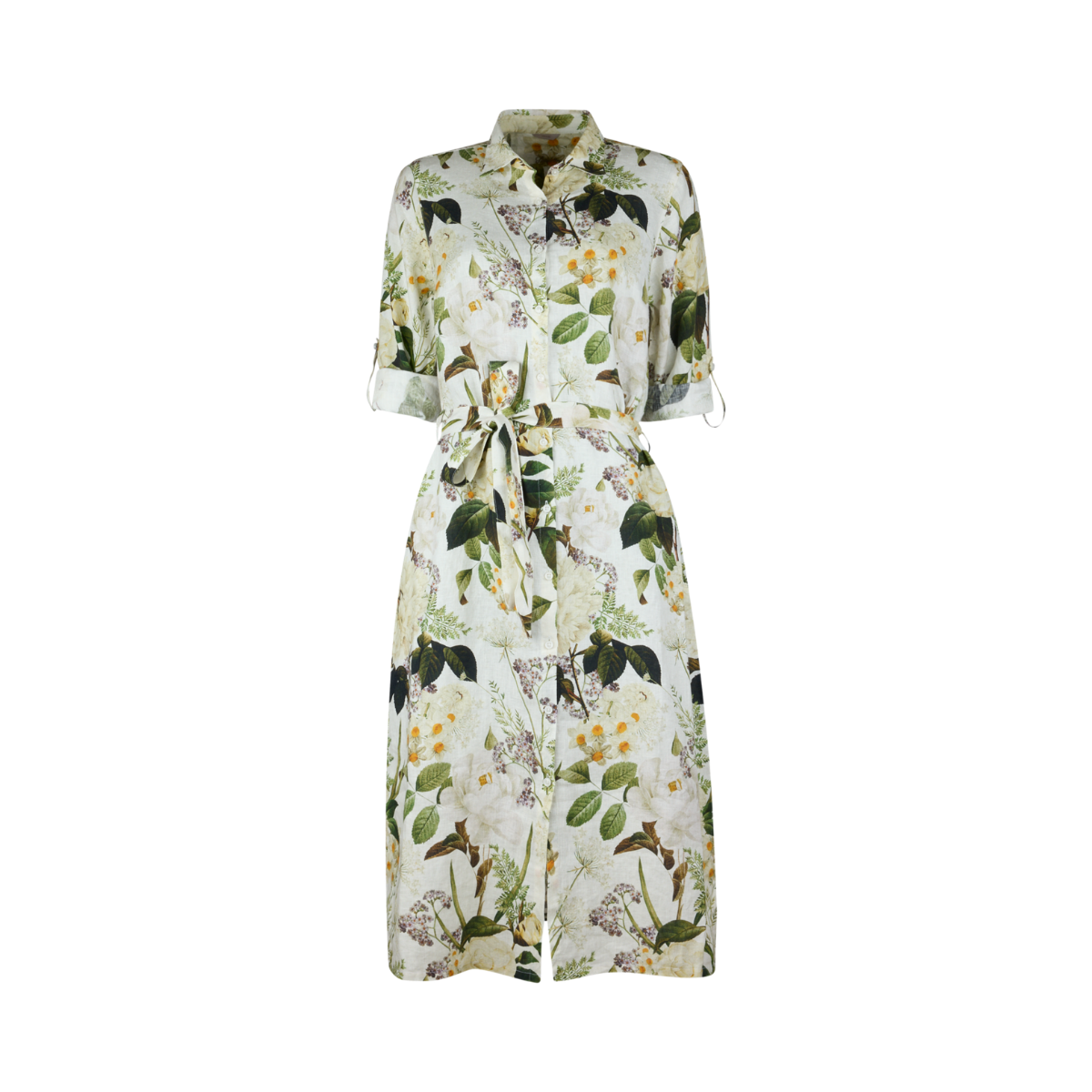 Lilly Dress - Green pattern