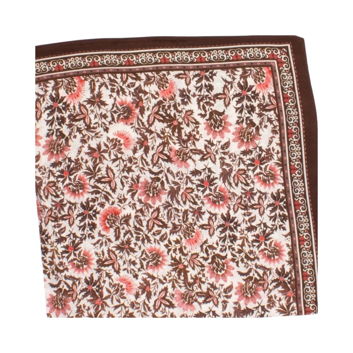 Rodenäs Silk Scarf - Brown