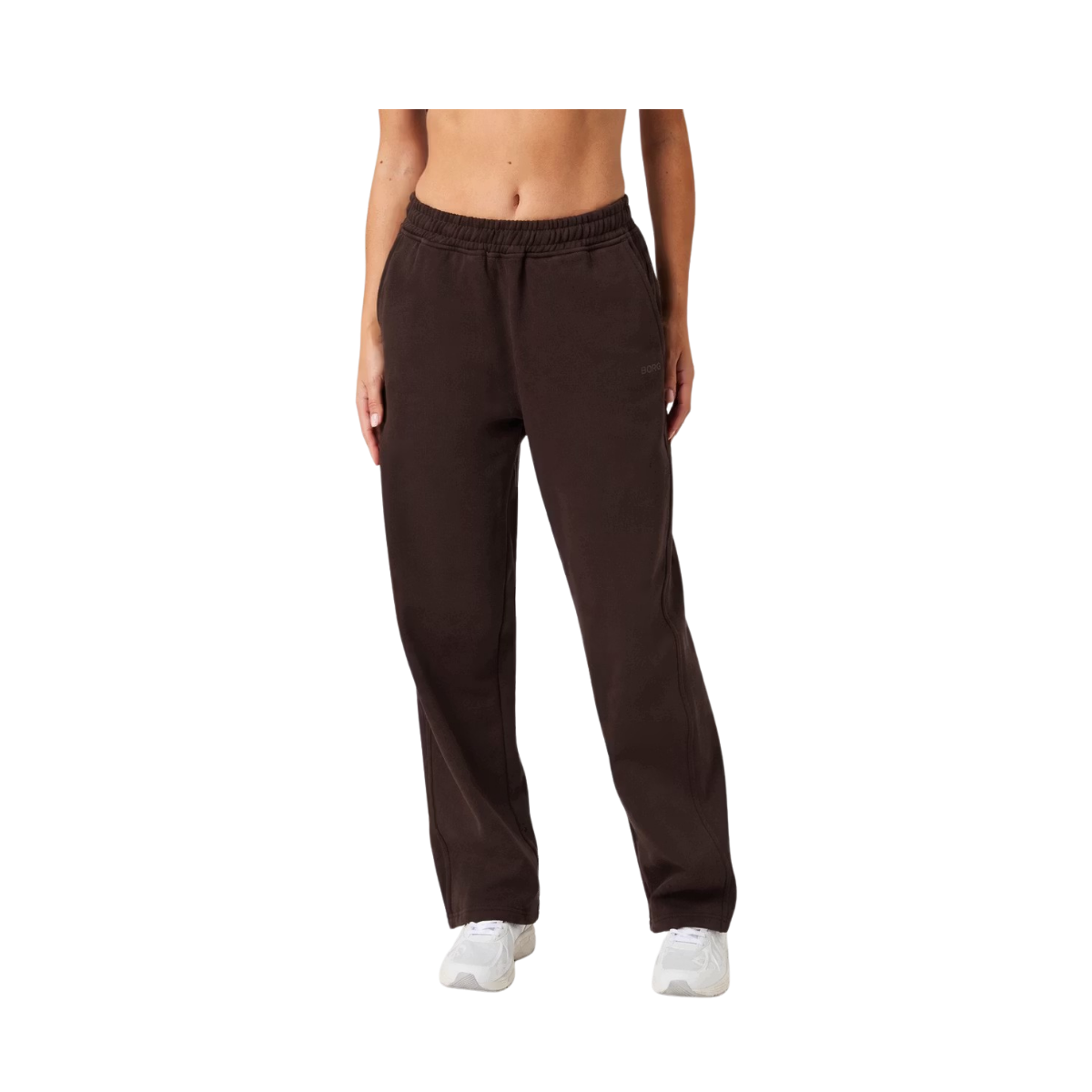 Studio Oversized Straight Sweatpants - Coffee Bean