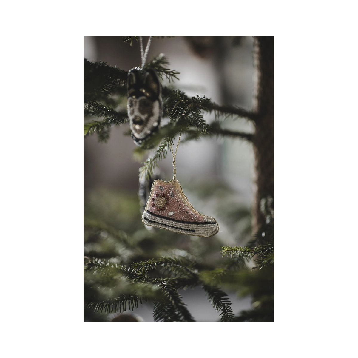 Ornament Shoe Julgransdekoration - Pink