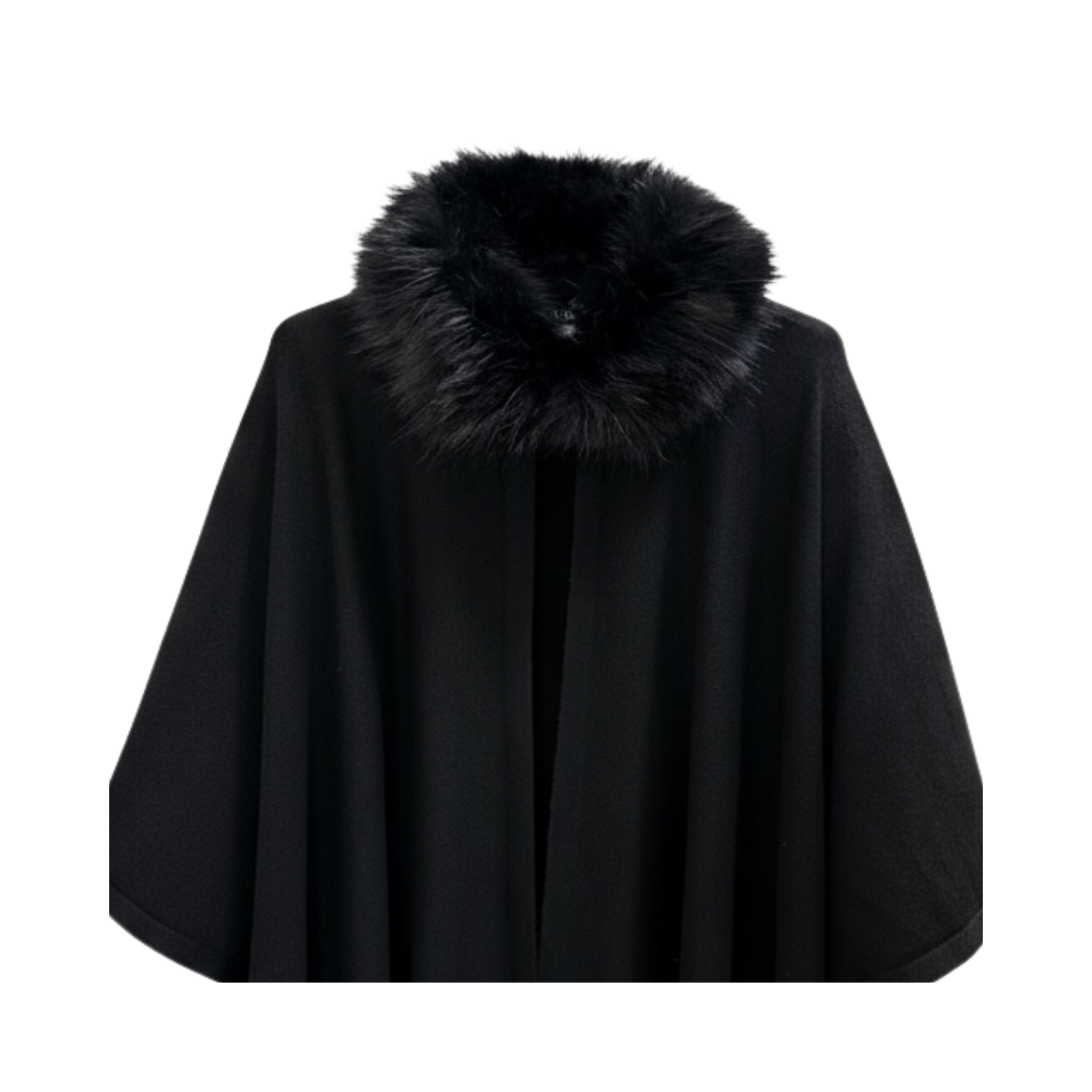 Knit RN Cape - 001 Black