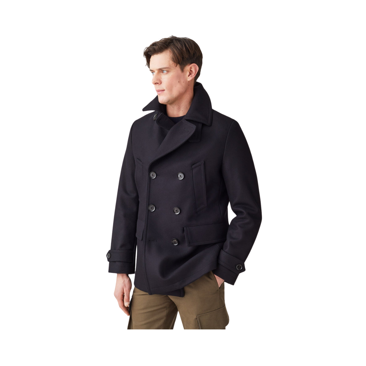 MILFORD PEACOAT - Navy