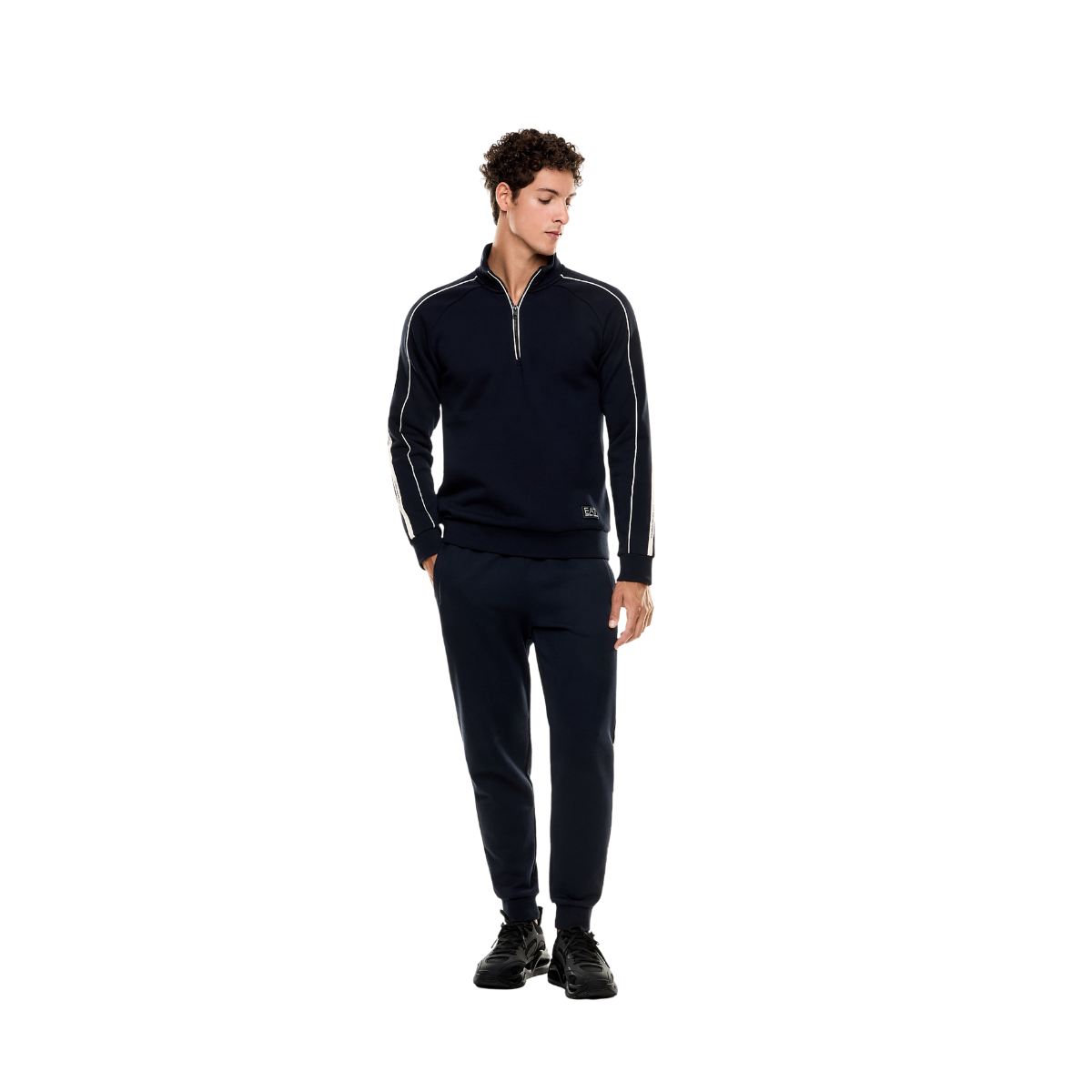 Train Logo Sweatshirt - Armani Blue