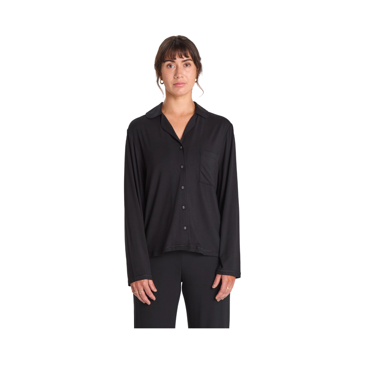 Pyjama Shirt - Black