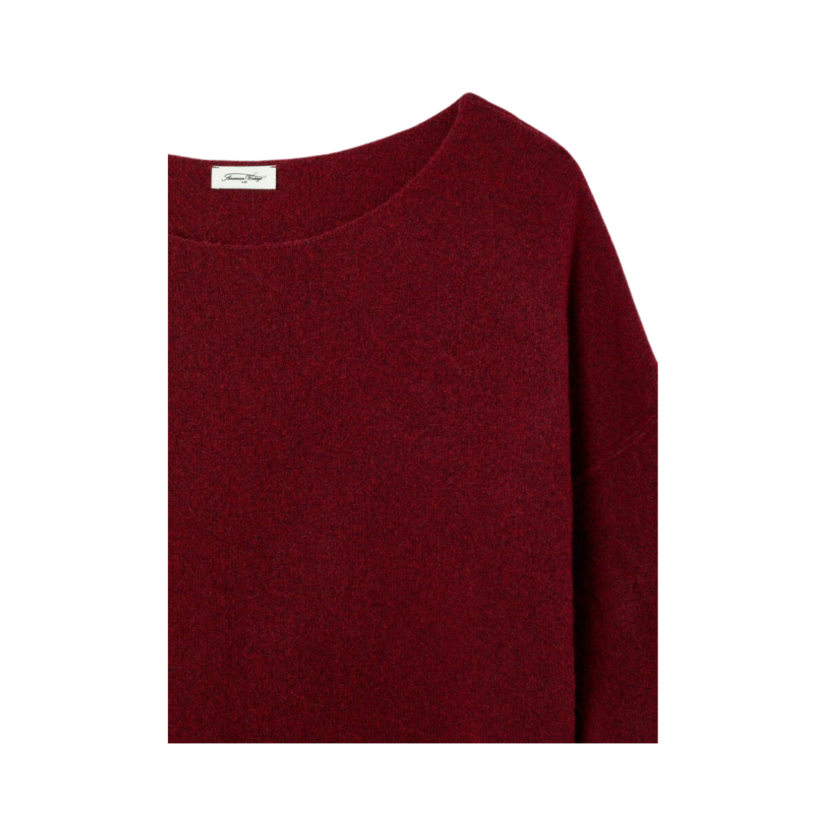 Pull Boule Ml Col Bateau - Cerisier Chine